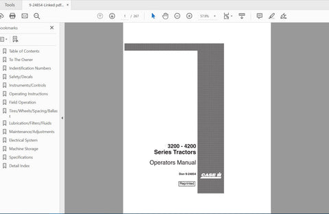 Discover the essential CASE IH Tractor Hydro Operator’s Manual for models 3088, 3288, 3488, and 3688. This comprehensive PDF file, catalog number 1258513C5, is designed