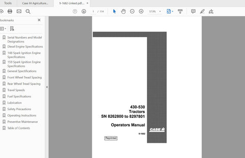 Enhance your farming efficiency with the CASE IH Tractor 430 and 530 Series Draft-O-Matic Operator’s Manual (9-1682). This comprehensive PDF file is designed to provide you with essential