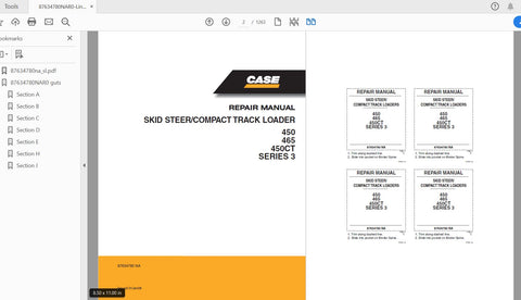 Unlock the full potential of your CASE IH Tractor 450, 465, and 450CT Series 3 Skid Steer with the comprehensive TIBD Service Manual (Part No. 87634780NAR0). This PDF file is an essential resource for both seasoned operators and new users, providing