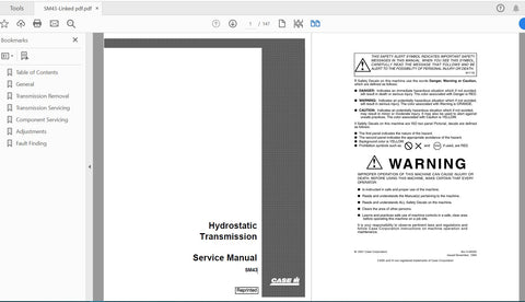 Unlock the full potential of your CASE IH Tractor with the comprehensive Service Manual for models 454, 474, and 574 featuring Hydrostatic Transmission. This PDF 