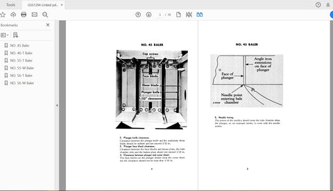 Unlock the full potential of your CASE IH Tractor with the comprehensive Service Manual GSS-1294, specifically designed for models 45, 46, 55, 55W, and 56 Twine Wire Balers. This PDF file is an essential resource for both seasoned operators and new users, providing detailed insights into maintenance, troubleshooting