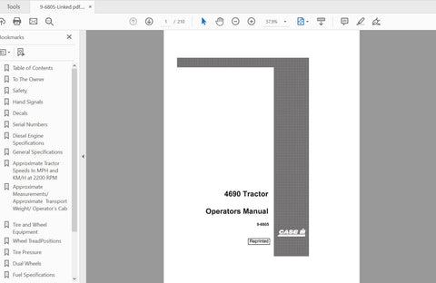 Discover the essential CASE IH Tractor 4690 Operator’s Manual, a comprehensive PDF file designed to enhance your operational efficiency and ensure optimal performance of your tractor. This manual is an invaluable resource for both new and experienced operators, providing detailed instructions and insights tailored specifically for the 4690 model.