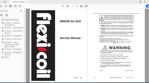 Discover the ultimate resource for maintaining your CASE IH Tractor 5000HD Air Drill with the comprehensive service manual (part number 87050251). This PDF file is designed to provide you
