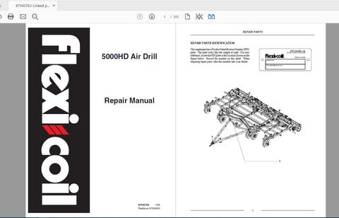 Enhance your farming efficiency with the CASE IH TRACTOR 5000HD AIR DRILL SERVICE MANUAL (87545763). This comprehensive PDF file is designed to provide you with all the essential information needed to maintain and troubleshoot your air drill effectively