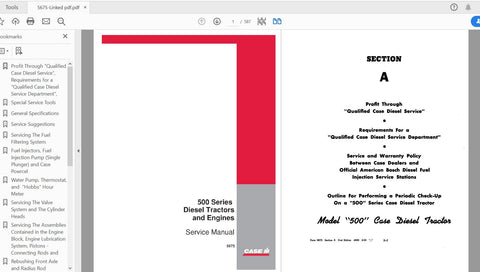 Unlock the full potential of your CASE IH Tractor with the comprehensive Service Manual for 500, 600, and 900 Diesel Engines. This PDF file is an essential resource for 