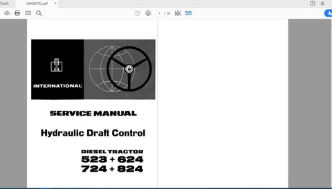 Enhance your farming efficiency with the CASE IH Tractor Hydraulic Draft Control Service Manual (3000927R2). This comprehensive PDF file is designed specifically for models