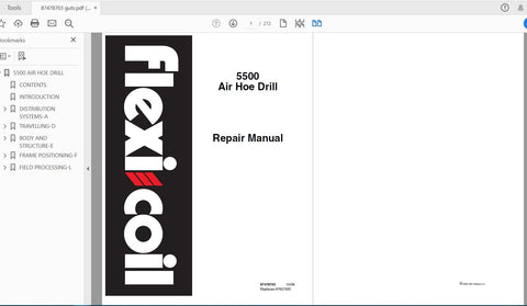 Discover the ultimate resource for your CASE IH Tractor 5500 Air Hoe Drill with our comprehensive Service Manual (Part Number: 87478703). This PDF file is designed to provide you with detailed insights and step-by-step instructions, ensuring that you can maintain and