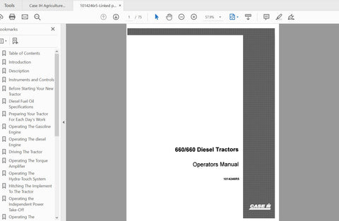 Discover the essential CASE IH TRACTOR 660 Operator’s Manual, specifically designed for the 660 Diesel model. This comprehensive PDF file serves as your go-to resource for understanding