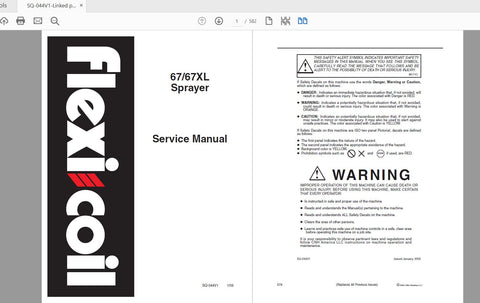 Discover the ultimate resource for maintaining your CASE IH Tractor 67, 67XL, and 67XLT with the Field Sprayer Service Manual SQ-044V1. This comprehensive PDF file is designed