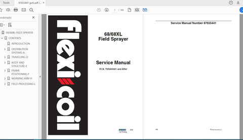 Enhance your maintenance routine with the CASE IH TRACTOR 6868XL FIELD SPRAYER SERVICE MANUAL (Part No. 87655441). This comprehensive PDF file is designed to provide you with all the essential information needed to keep your sprayer in optimal condition
