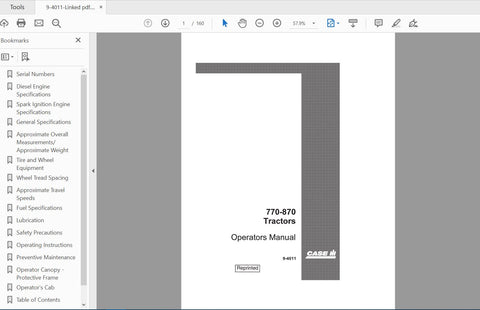 Inside this digital manual, you'll find detailed instructions on operation, maintenance, and troubleshooting, ensuring that you can keep your tractor running smoothly. The user-friendly layout allows for quick navigation, making it easy to locate specific topics