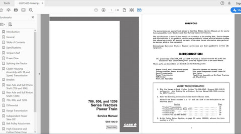 Discover the ultimate resource for your CASE IH Tractor with the Load and Position Control Hitch Service Manual (GSS1344D) in PDF format. This comprehensive guide covers