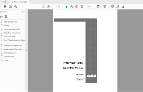 Unlock the full potential of your CASE IH Tractor 7210 and 7220 with the comprehensive North American Operator’s Manual (9-24682) in PDF format. This essential guide is designed
