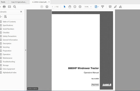 Discover the essential CASE IH Tractor 8880 HP Windrower Operator’s Manual, a comprehensive PDF file designed to enhance your operational efficiency. This manual provides detailed
