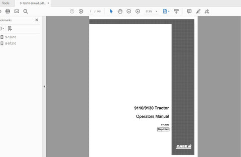Discover the essential CASE IH TRACTOR 9110, 9130 Operator’s Manual (JCB0003600 & Before) in a convenient PDF format. This comprehensive guide is designed to enhance your understanding and operation of these powerful tractors, ensuring you get
