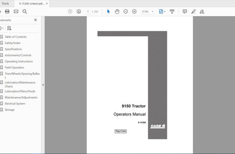 Enhance your operational efficiency with the CASE IH TRACTOR 9150 Operator’s Manual (PN JCB0003600). This comprehensive PDF file is designed to provide you with essential information and guidance for optimal tractor performance. Whether you're a seasoned