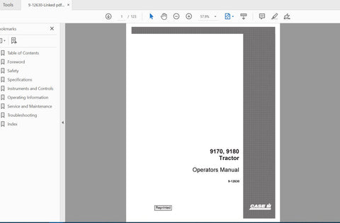 Discover the essential CASE IH TRACTOR 9170 and 9180 Operator’s Manual, a comprehensive PDF file designed to enhance your operational efficiency. This manual provides detailed instructions and insights tailored specifically for these powerful tractors, ensuring 