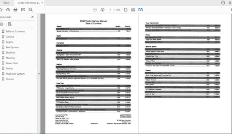 Unlock the full potential of your CASE IH Tractor 9350 with the comprehensive Service Manual (8-83372R0) in PDF format. This essential guide provides detailed insights into maintenance, troubleshooting, and repair procedures, ensuring your tractor operates