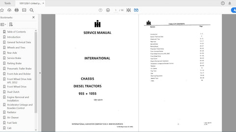 Unlock the full potential of your CASE IH Tractor 955 and 1055 with the comprehensive Diesel Service Manual (1091320R1). This PDF file is an essential resource for both seasoned mechanics and DIY enthusiasts, providing detailed insights into maintenance, troubleshooting
