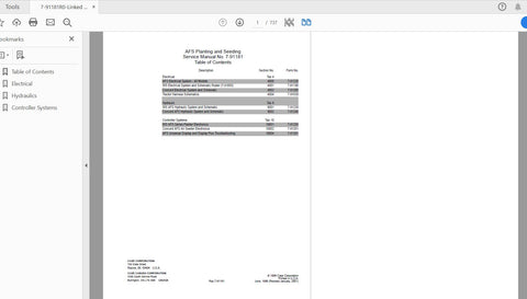 Unlock the full potential of your CASE IH tractor with the AFS Planting and Seeding Complete Service Manual (7-91181R0). This comprehensive PDF file is designed to provide you with detailed insights and step-by-step instructions for optimal maintenance and