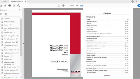 Unlock the full potential of your CASE IH Axial-Flow 7230, 8230, and 9230 combines with the comprehensive