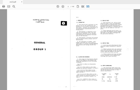 Discover the ultimate resource for maintaining your CASE IH Tractor B47 and McCormick International Pickup Baler with the comprehensive Service Manual SM23. This PDF file