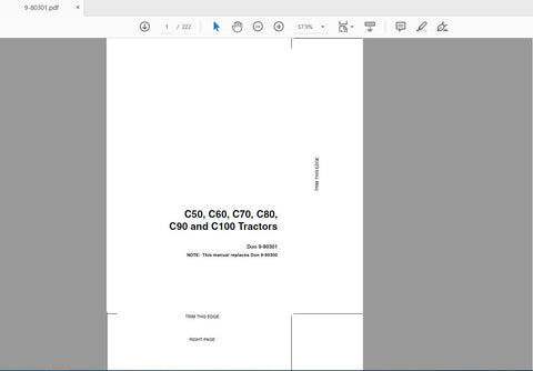 Discover the essential CASE IH Tractor Operator’s Manual for the C50, C60, C70, C80, C90, and C100 series. This comprehensive PDF file is designed to provide you with all the information