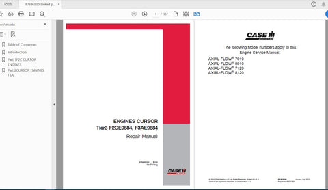 Enhance your maintenance capabilities with the CASE IH Tractor Cutter Bars Service Manual GSS-1053. This comprehensive PDF file is designed specifically for CASE IH tractor owners