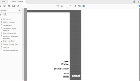 Unlock the full potential of your CASE IH D-166 Farmall tractor with the comprehensive International Service Manual