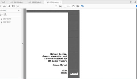 Discover the ultimate resource for your CASE IH tractor with the CASE IH Tractor Delivery Service Manual (GSS1054) in PDF format. This comprehensive guide is designed to provide you