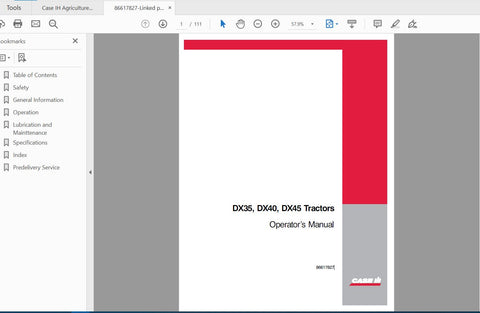Discover the essential CASE IH Tractor Operator’s Manual for models DX35, DX40, and DX45, available in a convenient PDF format. This comprehensive guide is designed to enhance