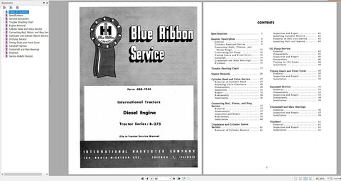 Unlock the full potential of your CASE IH B-275 tractor with the comprehensive Diesel Engine Service Manual (GSS1244) in PDF format. This essential guide provides detailed