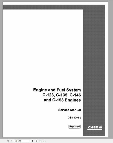 Unlock the full potential of your CASE IH tractor with the Engine & Fuel System (Gas) Service Manual GSS1295J. This comprehensive PDF file is designed to provide you with 