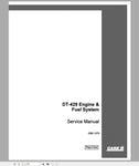 Unlock the full potential of your CASE IH tractor with the DT-429 Service Manual (GSS1375) in PDF format