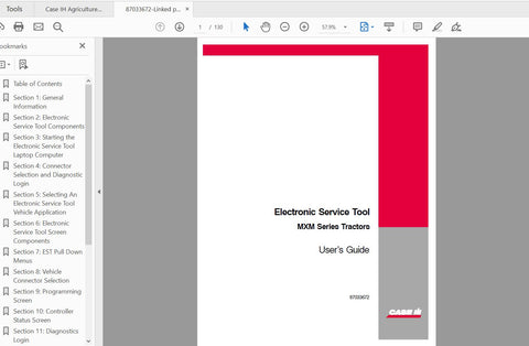 Enhance your farming efficiency with the CASE IH TRACTOR EST – MXM TRACTOR USER GUIDE (87033672). This comprehensive operator’s manual is available in a convenient PDF format, making it easy to access and reference whenever you need it. Whether