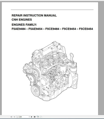 Discover the ultimate resource for maintaining your CASE IH tractors with the Repair Instruction Manual (Part Number: 87736548A). This comprehensive PDF file covers models F5AE9484, 