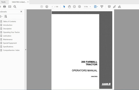 Unlock the full potential of your CASE IH Farmall 200 tractor with the comprehensive Operator’s Manual (PDF file). This essential guide provides detailed instructions and insights 