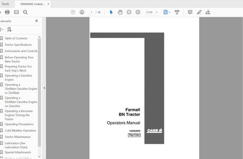 Unlock the full potential of your CASE IH Farmall BN tractor with the comprehensive Operator’s Manual (PDF file). This essential guide provides detailed instructions and