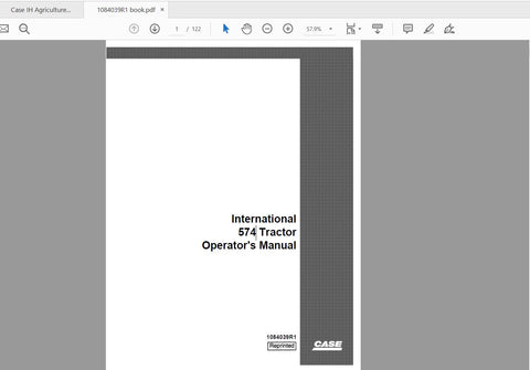 Discover the essential CASE IH Tractor International 444 Operator’s Manual, a comprehensive PDF file designed to enhance your operational efficiency. This manual provides detailed