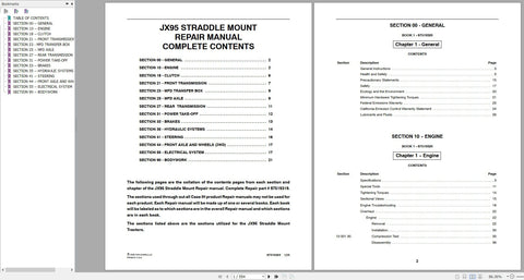 Unlock the full potential of your CASE IH JX95 tractor with the comprehensive Straddle Mount Service Manual (Part No. 87519319). This expertly crafted PDF file is your go-to resource for detailed maintenance and repair guidance, ensuring your equipment