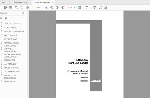 Enhance your operational efficiency with the CASE IH Tractor L405 and L455 Front End Loaders Operator’s Manual. This comprehensive PDF file is designed to provide you with essential