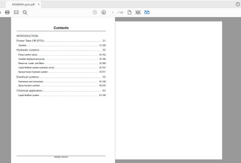 Discover the essential CASE IH Tractor Liquid System 610 Applicator Service Manual (Part No. 84588404) in a convenient