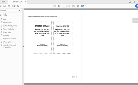 Unlock the full potential of your CASE IH Magnum tractor with the comprehensive service manual