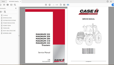 Unlock the full potential of your CASE IH Magnum tractor with the comprehensive Service Manual (Part No. 84318438). This PDF file is an essential resource for owners