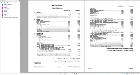 Unlock the full potential of your CASE IH Maxxum tractor with the comprehensive Service Manual (8-85007R0) for models 135, 150, 165, and 180. This PDF file is an essential resource for both seasoned mechanics and DIY enthusiasts, providing 