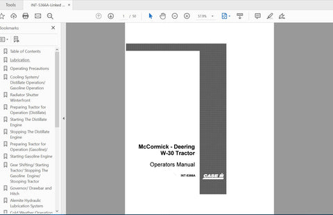 Discover the essential CASE IH Tractor McCormick-Deering W-30 Operator’s Manual, a comprehensive PDF file designed to enhance your understanding and operation of this classic machinery. This manual is an invaluable resource for both seasoned operators and newcomers