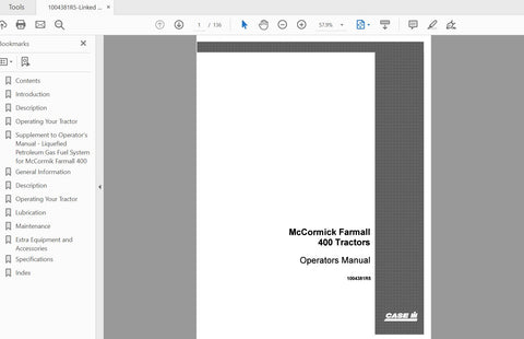 Discover the essential CASE IH Tractor McCormick Farmall 400 Operator’s Manual, a comprehensive PDF file designed to enhance your farming experience. This manual provides detailed instructions and insights into the operation and maintenance
