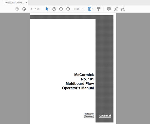  Enhance your farming efficiency with the CASE IH Tractor Moldboard Plow Operator’s Manual, specifically designed for models 100, 130, and 140. This comprehensive PDF file provides essential guidance for optimal operation and maintenance, ensuring you get 