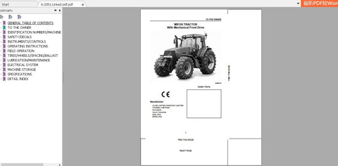 Enhance your operational efficiency with the CASE IH Tractor MX150 and MX170 Operator’s Manual. This comprehensive PDF file is designed to provide you with essential information 