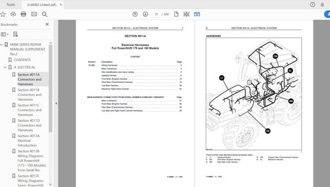 Enhance your CASE IH Tractor MXM 120-190 with the comprehensive Supplement Service Manual (6-66002) in PDF format. This essential guide is designed to provide you with detailed insights and instructions, ensuring your tractor operates at peak performance